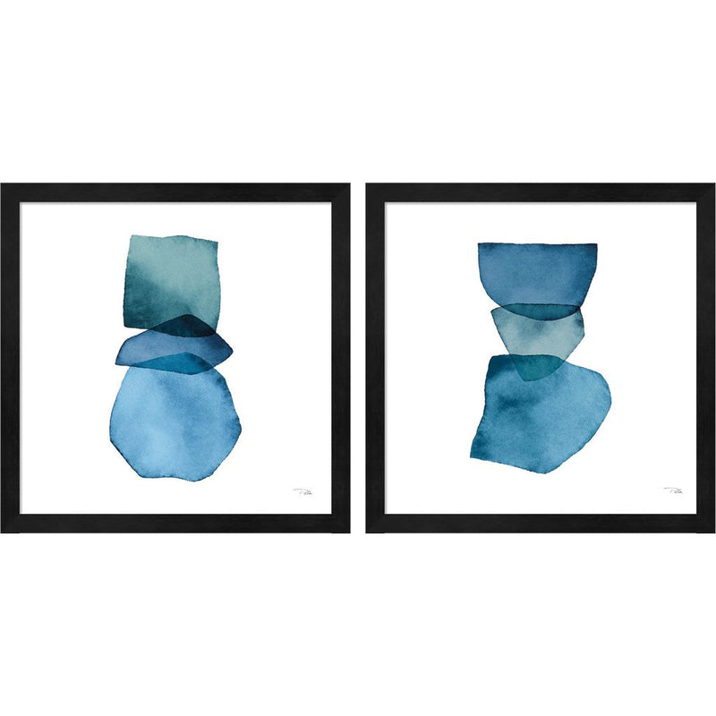 Attraction by Pela, 2 Piece Black Framed Art Set