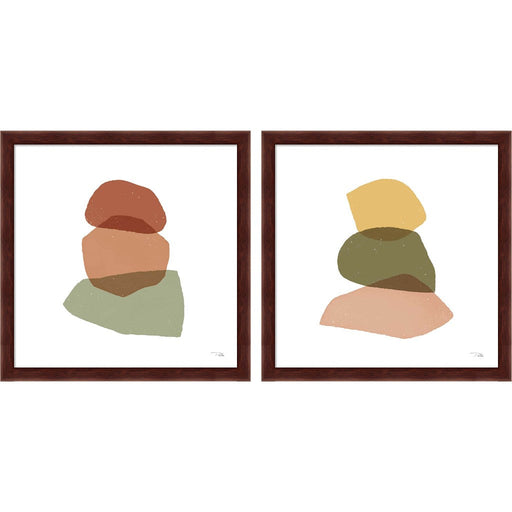 Pieces by Pieces by Pela, 2 Piece Brown Framed Art Set