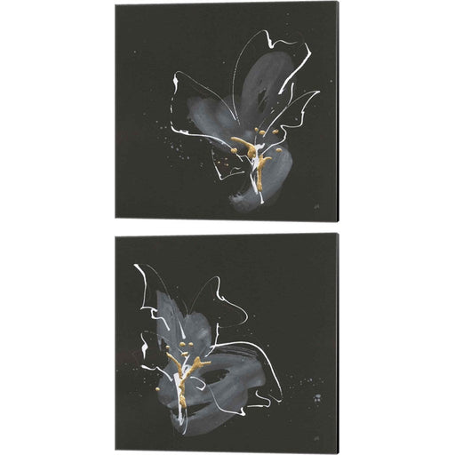 Modern Flower B by Chris Paschke, 2 Piece Canvas Art Set