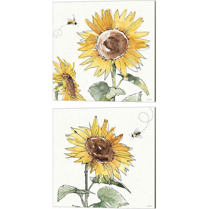 Farmhouse Flea Market A by Anne Tavoletti, 2 Piece Canvas Art Set