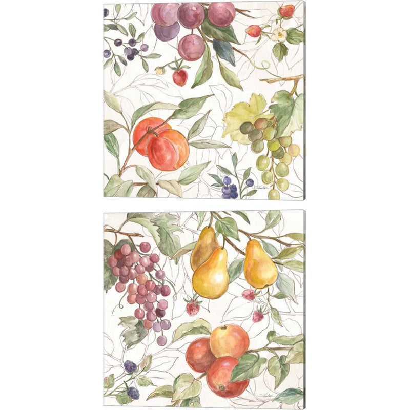 In the Orchard A by Silvia Vassileva, 2 Piece Canvas Art Set