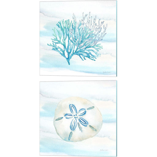 Great Blue Sea D by Cynthia Coulter, 2 Piece Canvas Art Set