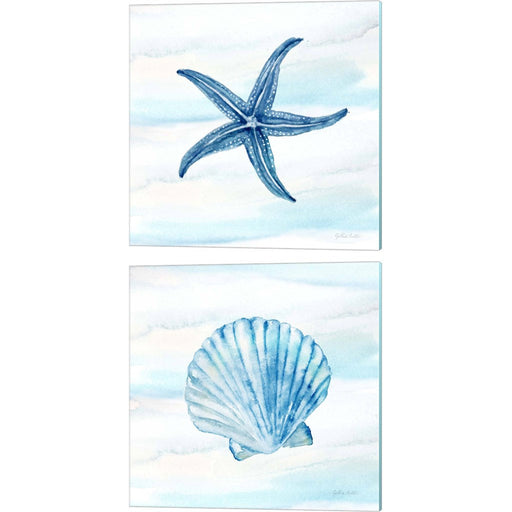 Great Blue Sea E by Cynthia Coulter, 2 Piece Canvas Art Set