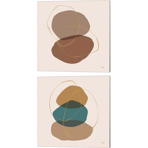 Down to Earth earthy A by Pela, 2 Piece Canvas Art Set