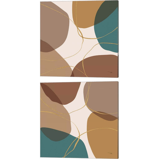 Down to Earth earthy B by Pela, 2 Piece Canvas Art Set