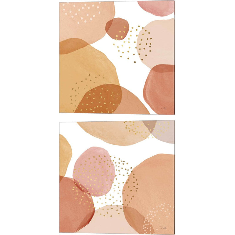 Pebbles by Pela, 2 Piece Canvas Art Set