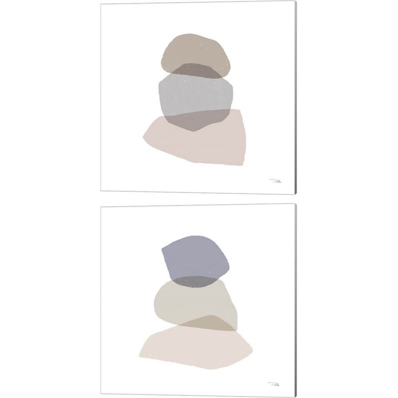 Pieces by Pieces Neutral by Pela, 2 Piece Canvas Art Set