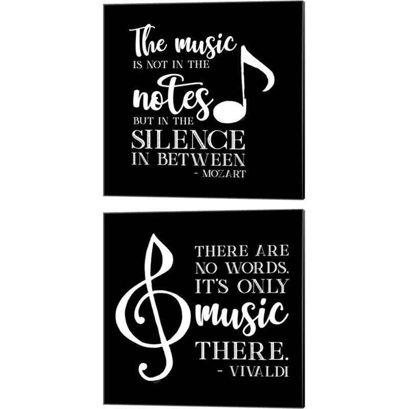 Moved by Music - Mozart & Vivaldi by Tara Reed, 2 Piece Canvas Art Set