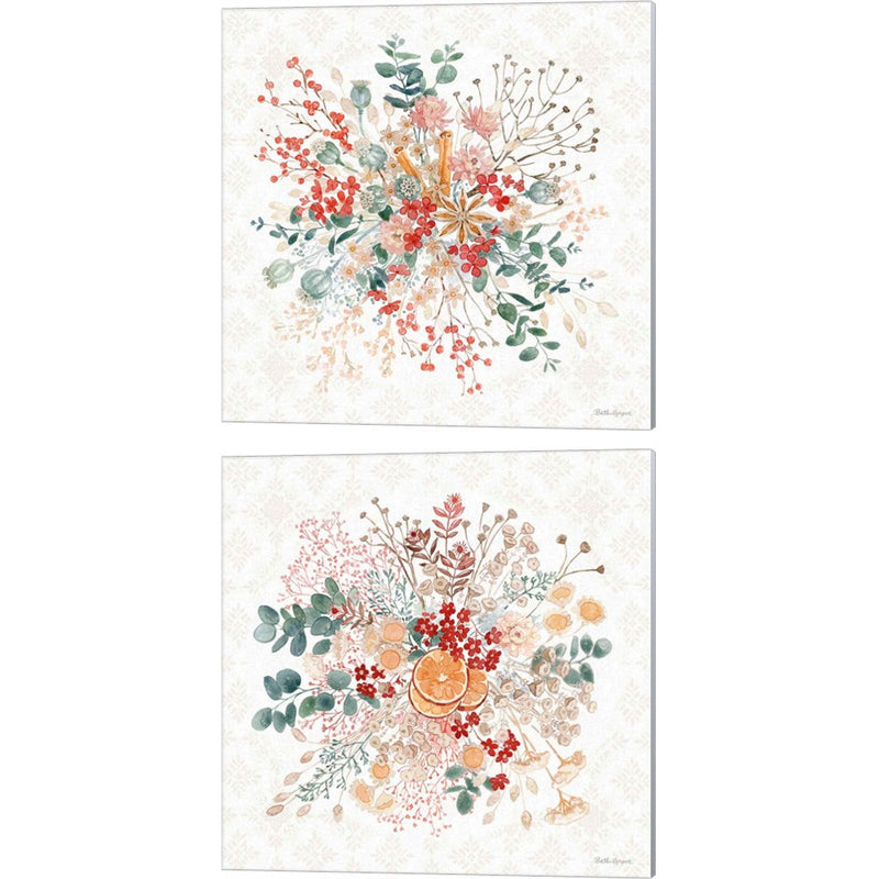Festive Season B by Beth Grove, 2 Piece Canvas Art Set