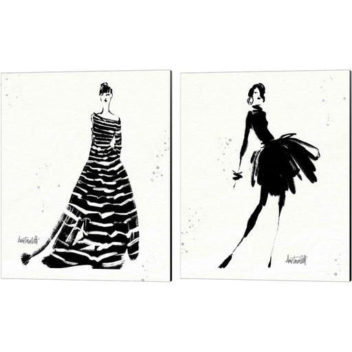 Style Sketches by Anne Tavoletti, 2 Piece Canvas Art Set