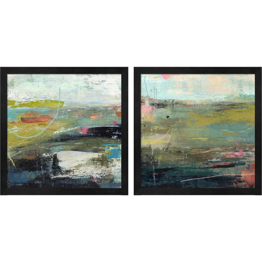 Pine Forest by Suzanne Nicoll, 2 Piece Black Framed Art Set