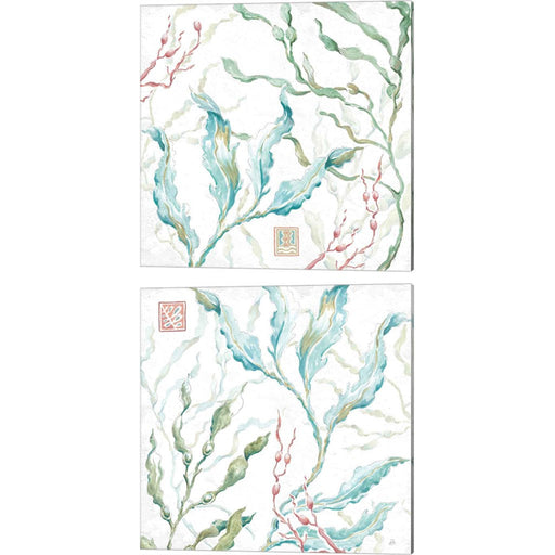 Delicate Sea C by Daphne Brissonnet, 2 Piece Canvas Art Set