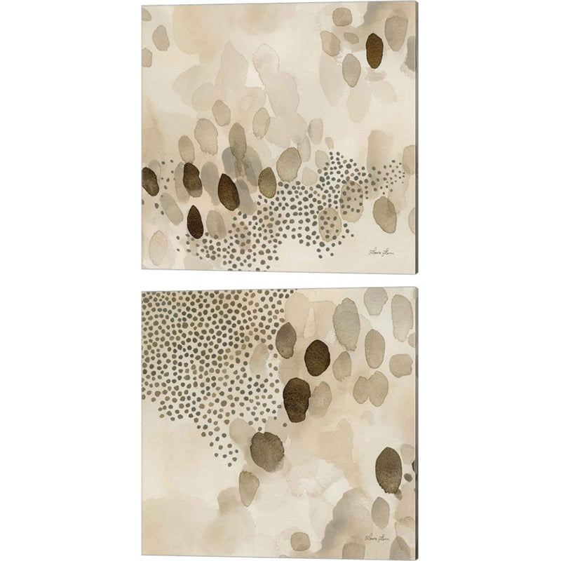 Natural Abstract by Laura Horn, 2 Piece Canvas Art Set