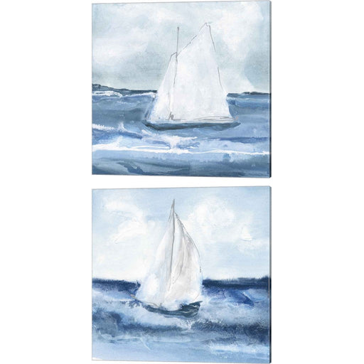 Sailboats B by Chris Paschke, 2 Piece Canvas Art Set
