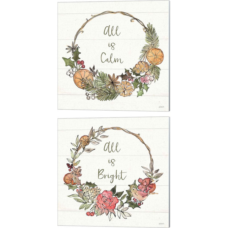 Soft Season A by Anne Tavoletti, 2 Piece Canvas Art Set