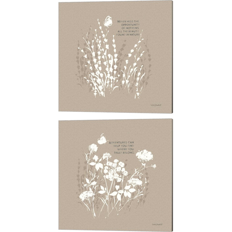 Au Naturel on Beige by Lisa Audit, 2 Piece Canvas Art Set