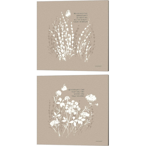 Au Naturel on Beige by Lisa Audit, 2 Piece Canvas Art Set