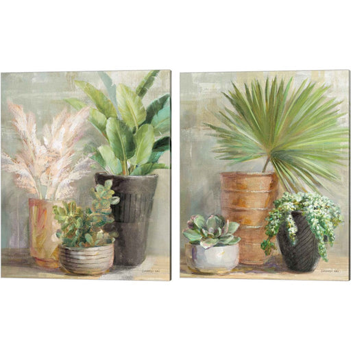 Indoor Garden by Danhui Nai, 2 Piece Canvas Art Set