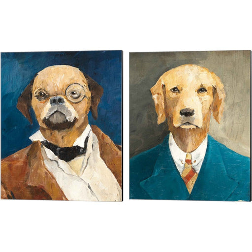 Nathanial Howlthorn & John Steinbark by Avery Tillmon, 2 Piece Canvas Art Set