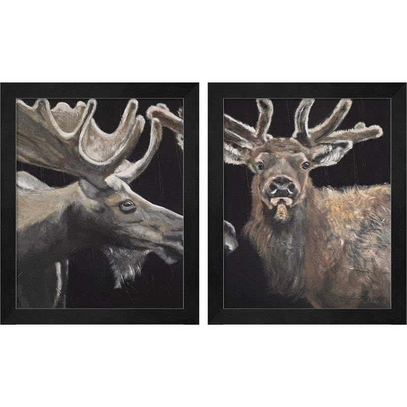 Hear the Word by Suzi Redman, 2 Piece Black Framed Art Set