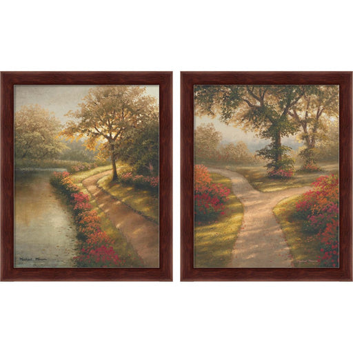 Morning Light by Michael Marcon, 2 Piece Brown Framed Art Set
