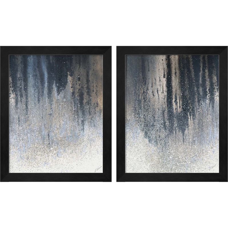 Summer Woods by M. Mercado, 2 Piece Black Framed Art Set