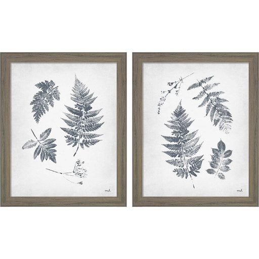 Walk in the Woods by Moira Hershey, 2 Piece Rustic Gray Framed Art Set