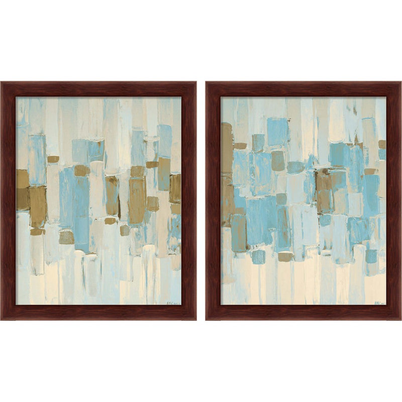Muted Rhizome by Ann Marie Coolick, 2 Piece Brown Framed Art Set