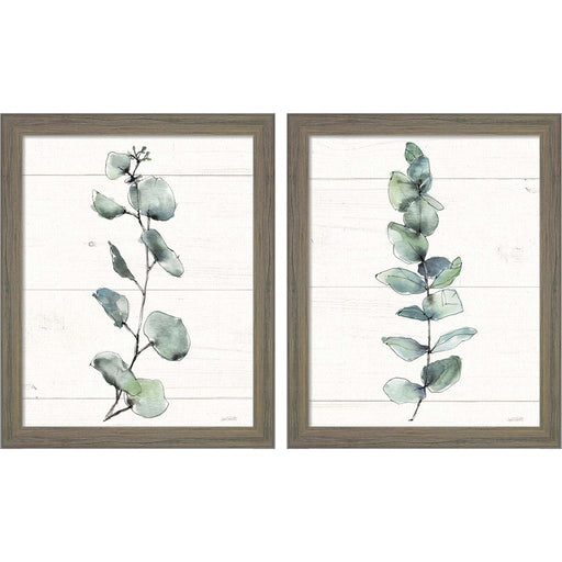 Modern Famhouse v2 by Anne Tavoletti, 2 Piece Rustic Gray Framed Art Set