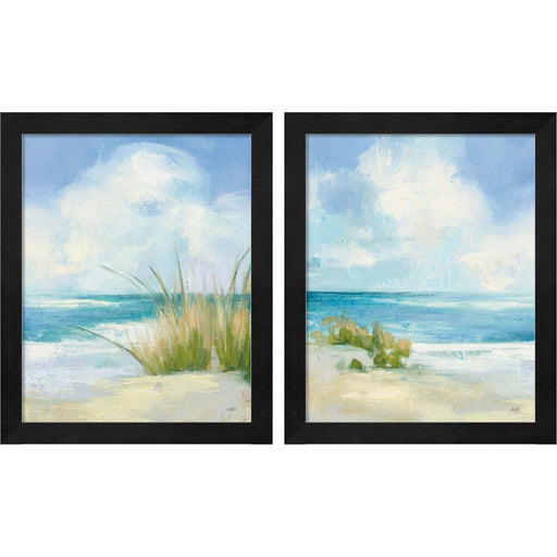 Wind and Waves by Julia Purinton, 2 Piece Black Framed Art Set