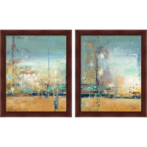 Adventure by Patricia Pinto, 2 Piece Brown Framed Art Set