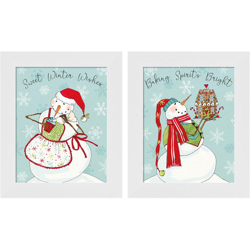 Baked with Love B by Anne Tavoletti, 2 Piece White Framed Art Set