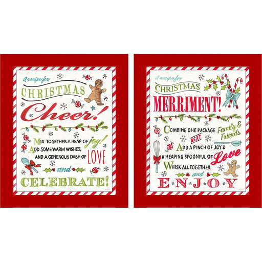 Baked with Love A by Anne Tavoletti, 2 Piece Red Framed Art Set