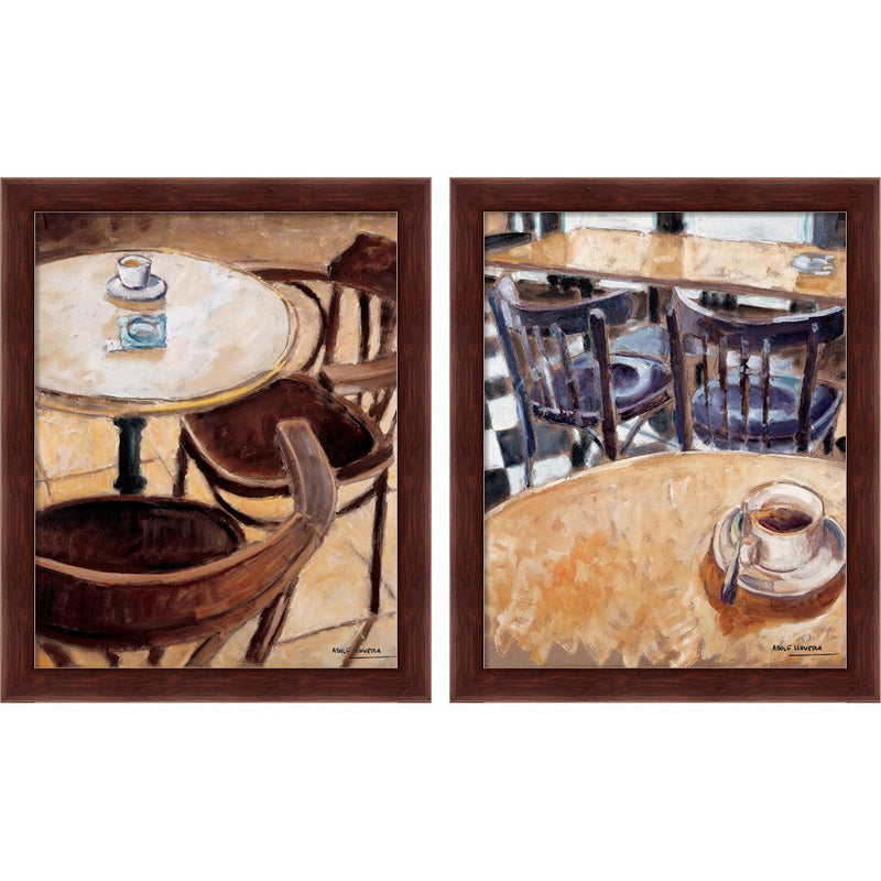 Together Forever by Adolf Llovera, 2 Piece Brown Framed Art Set