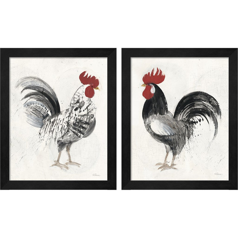 Gents B by Albena Hristova, 2 Piece Black Framed Art Set