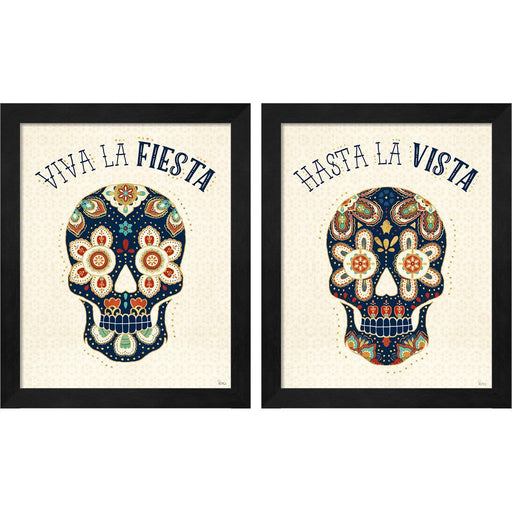 La Vida Loca by Veronique Charron, 2 Piece Black Framed Art Set
