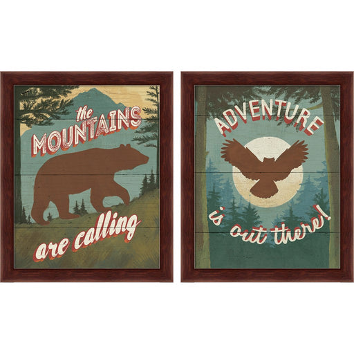 Discover the Wild by Janelle Penner, 2 Piece Brown Framed Art Set