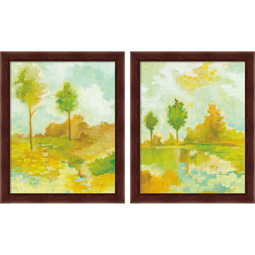 Golden Hour by Melissa Averinos, 2 Piece Brown Framed Art Set