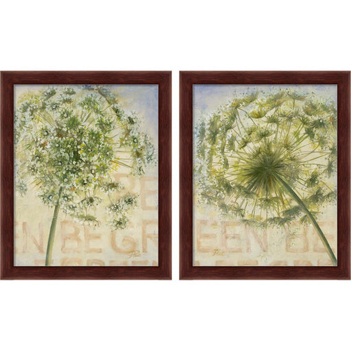 Be Green by Patricia Pinto, 2 Piece Brown Framed Art Set
