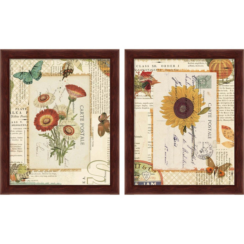 Falling for Fall by Katie Pertiet, 2 Piece Brown Framed Art Set
