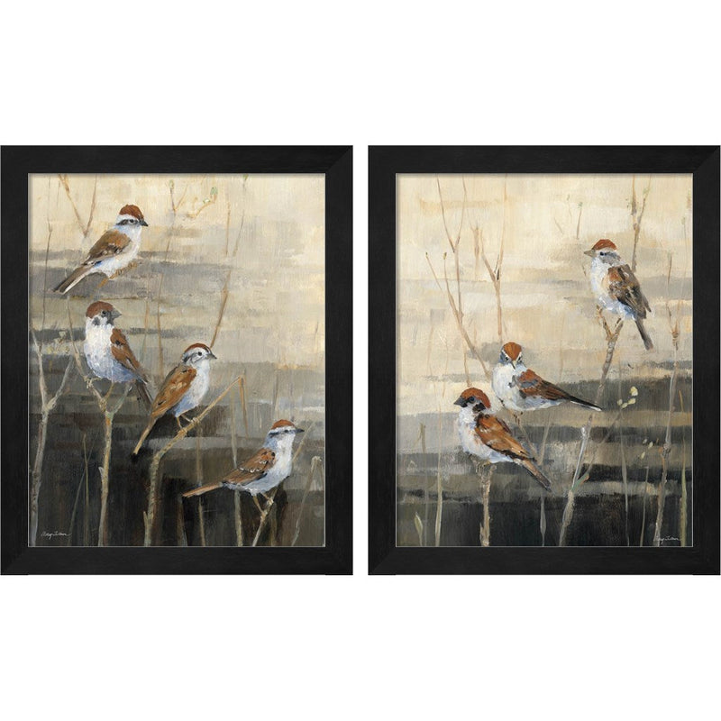 Evening Sanctuary by Avery Tillmon, 2 Piece Black Framed Art Set