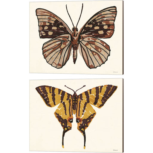 Papillon by Stellar Design Studio, 2 Piece Canvas Art Set