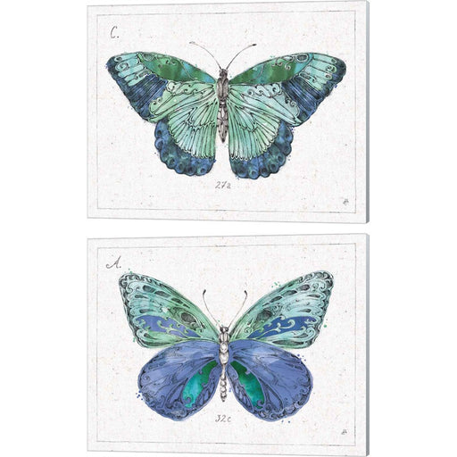 Outdoor Beauties Color A by Daphne Brissonnet, 2 Piece Canvas Art Set