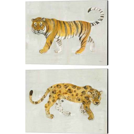 Big Cat by Albena Hristova, 2 Piece Canvas Art Set