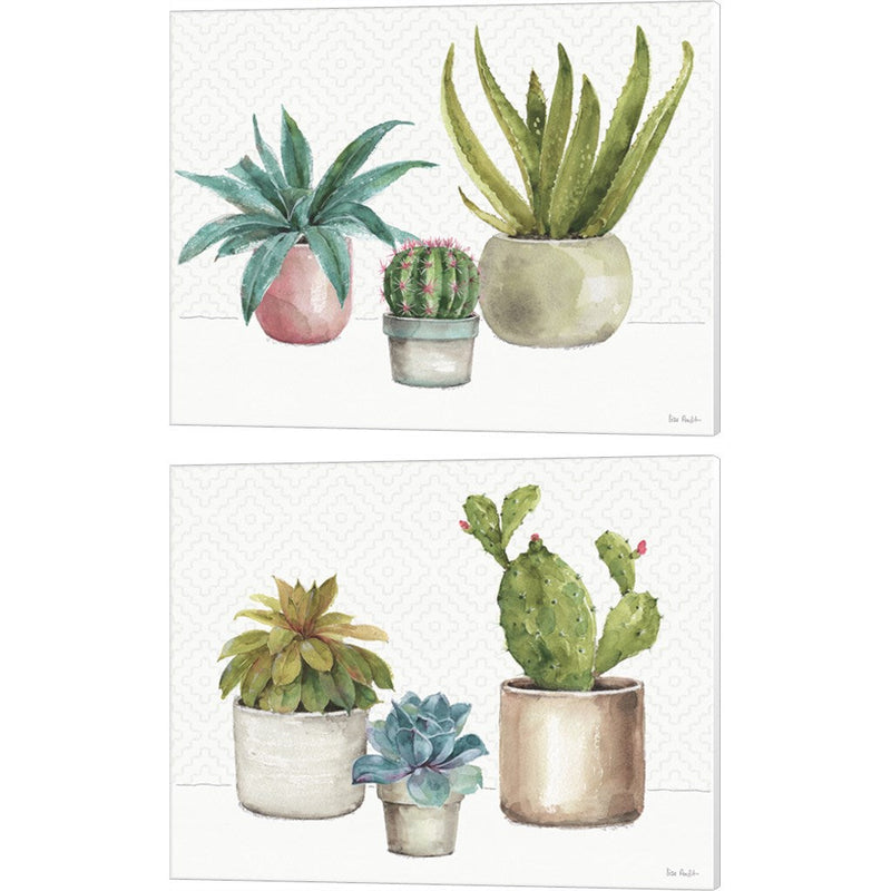 Mixed Greens 1 by Lisa Audit, 2 Piece Canvas Art Set