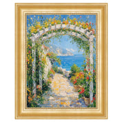 40x50 Frame Scoop Beaded Gold Picture Frame