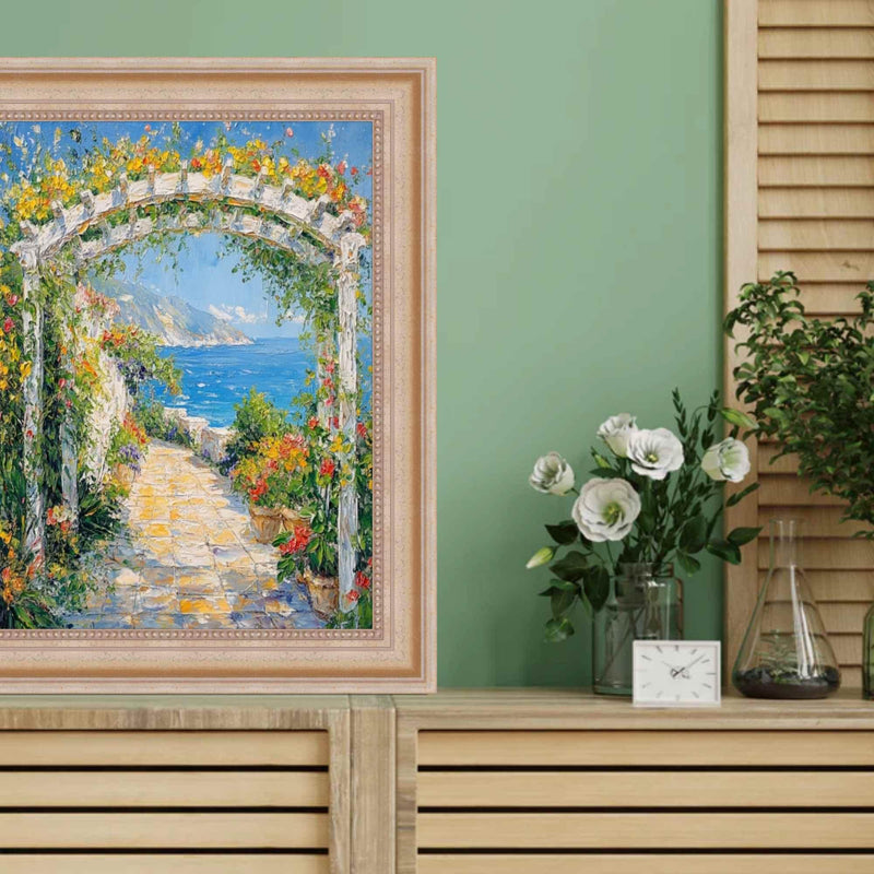 12x14 Frame Scoop Silver Gold Leaf Wash Picture Frame