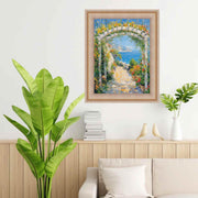 13x13 Frame Scoop Silver Gold Leaf Wash Picture Frame