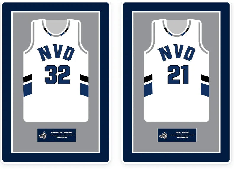 High School Football Basketball Baseball Senior Jersey Frame