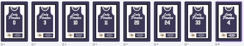 8 frames Granbury High School - Lady Pirates Girls Basketball